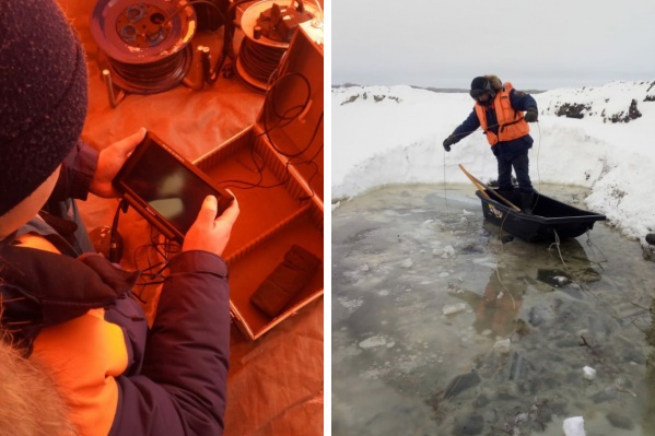 Из новосибирского озера достали тело утонувшего водителя бульдозера
