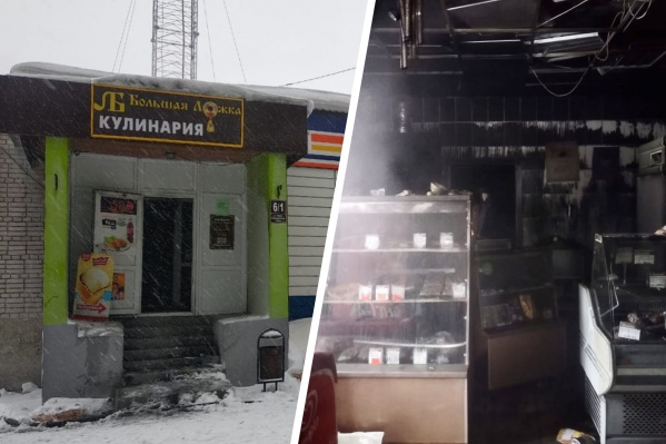 На Ключ-Камышенском плато во время пожара рядом с супермаркетом погиб человек