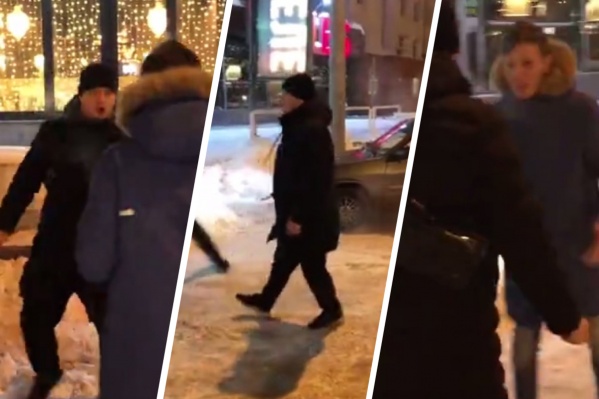 Парень с девушкой вызвали такси ночью в центре Новосибирска — на них напал предыдущий пассажир