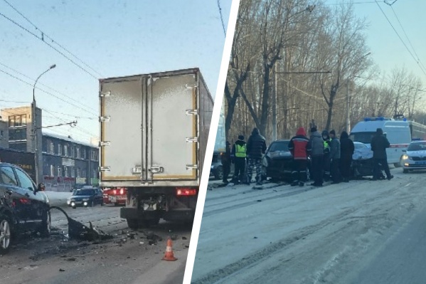 В Новосибирске произошло два тройных ДТП — после одного из них в больницу увезли 5-месячного ребенка
