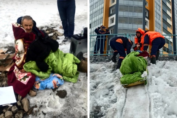В Новосибирске рыбак ушел под лед — очевидец, который бросился его спасать, тоже провалился в воду