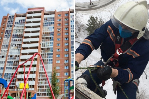 В Новосибирске спасатели сняли мужчину с крыши 17-этажки