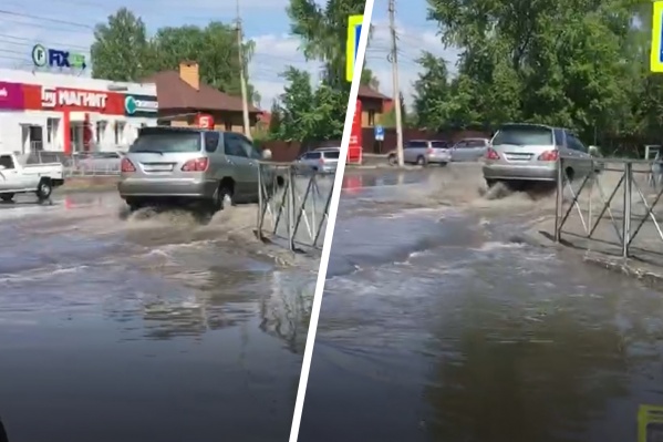 Наконец-то город помыли: часть Новосибирска затопило после дождя