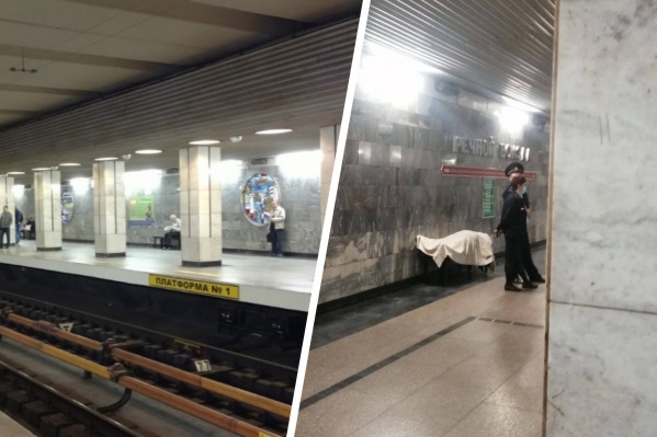 Пассажир умер на станции метро «Речной вокзал» в Новосибирске