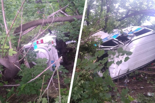 Под Новосибирском автомобиль ДПС вылетел в кювет — погиб инспектор