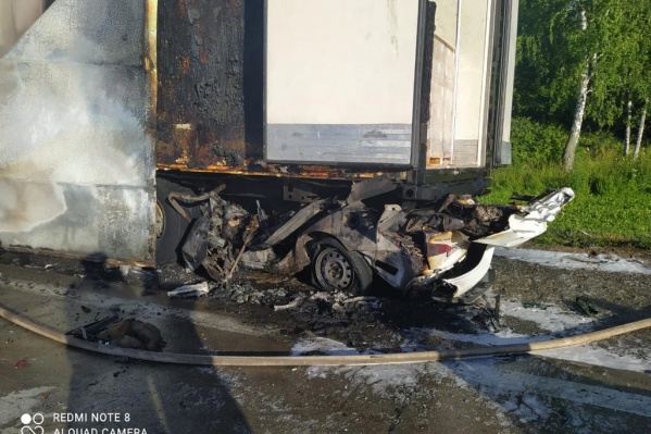 В аварии с грузовиком в Мошковском районе погиб 25-летний таксист