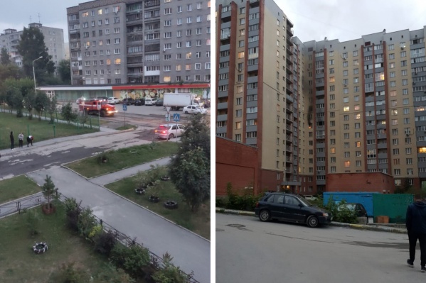 В Новосибирске горит 16-этажка — пожар вспыхнул из-за неисправной электроплиты