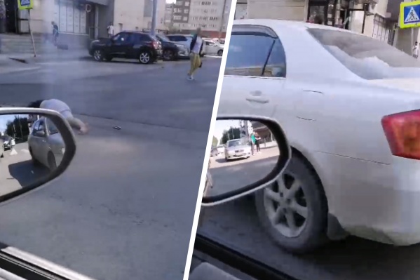 В Новосибирске иномарка сбила мужчину на пешеходном переходе — пострадавший в тяжелом состоянии